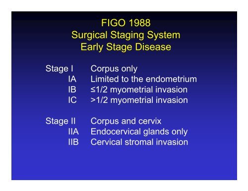 Radiation Therapy in Early Stage Endometrial Cancer: Update and ...