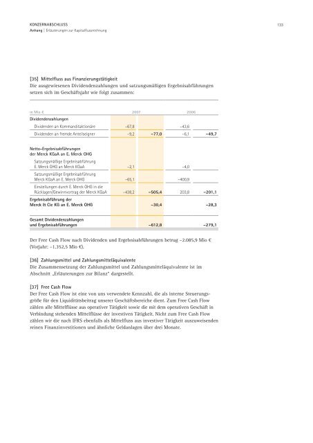 Merck Geschäftsbericht 2007 - Merck Schweiz