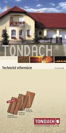 Technické informácie - Tondach www