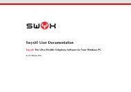 SwyxIt! Benutzerdokumentation