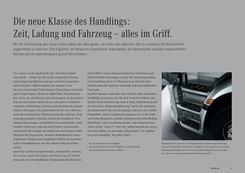 Der neue Antos. - Daimler FleetBoard GmbH