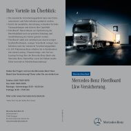 Mercedes-Benz FleetBoard Lkw-Versicherung. - Daimler FleetBoard ...