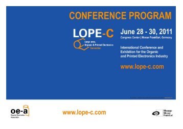 Conference Program - LOPE-C 2011