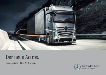 Der neue Actros. Fernverkehr. 18 - Daimler FleetBoard GmbH