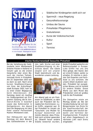 03352 / 322 44 NOTRUF - Pinkafeld