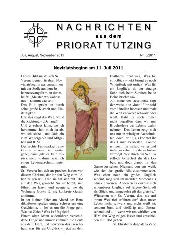 Noviziatsbeginn am 11. Juli 2011 - Tutzing, Missions ...