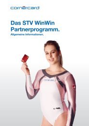 Das STV WinWin Partnerprogramm. - Cornercard