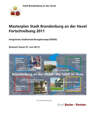 Masterplan Stadt Brandenburg an der Havel Fortschreibung 2011