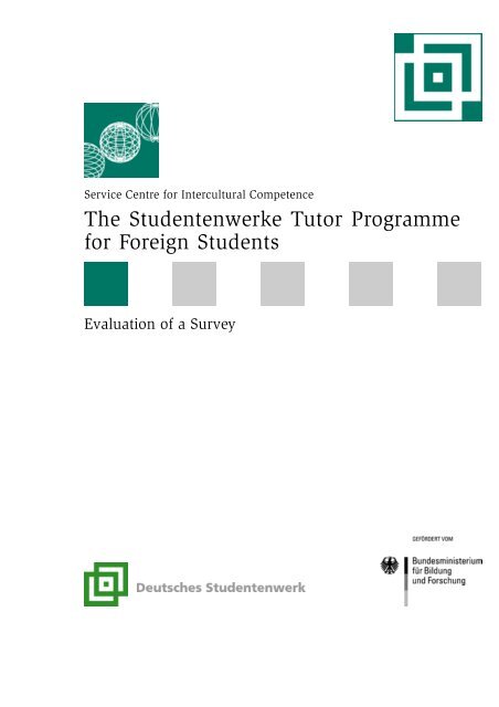 The Studentenwerke Tutor Programme for Foreign Students