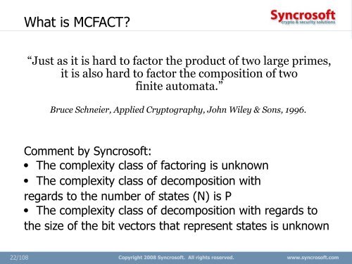 mcfact - RE-TRUST website