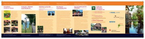 Kulturflyer 1. Halbjahr - Gemeinde Velen