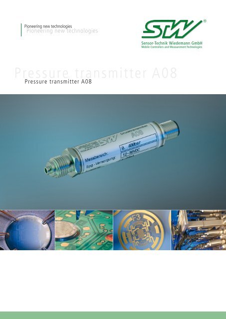 Pressure transmitter A08 - STW Technic