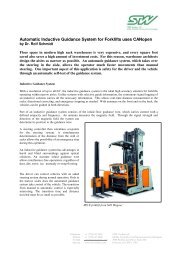 Automatic Inductive Guidance System for Forklifts ... - STW Technic