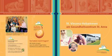 St. Vincenz-Hebammen (PDF) - Gesundheitszentrum St.Anna
