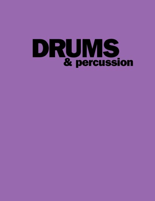 Drums &amp; Percussion - Alfred Music Publishing