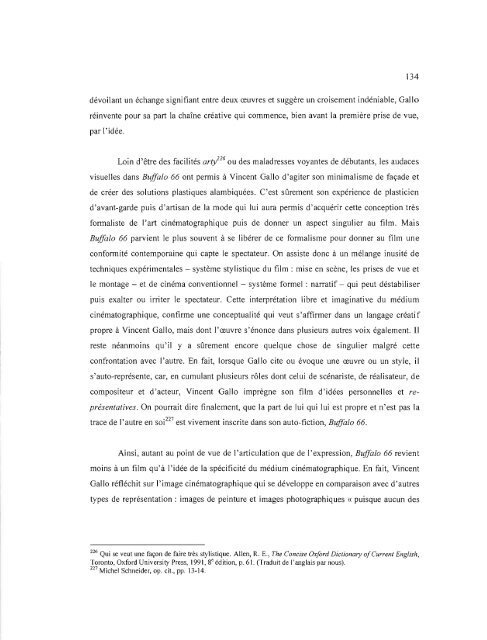 Le cinéma et les autres arts : la citation de la peinture et ... - Archipel