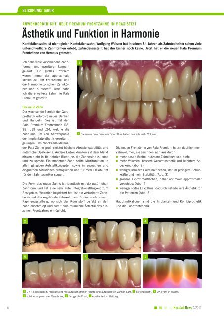 HeraLab News 02/2011 - Heraeus Dental