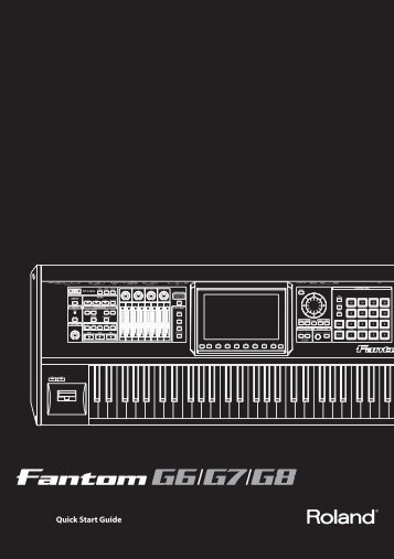 Using the Fantom-G Live - Roland