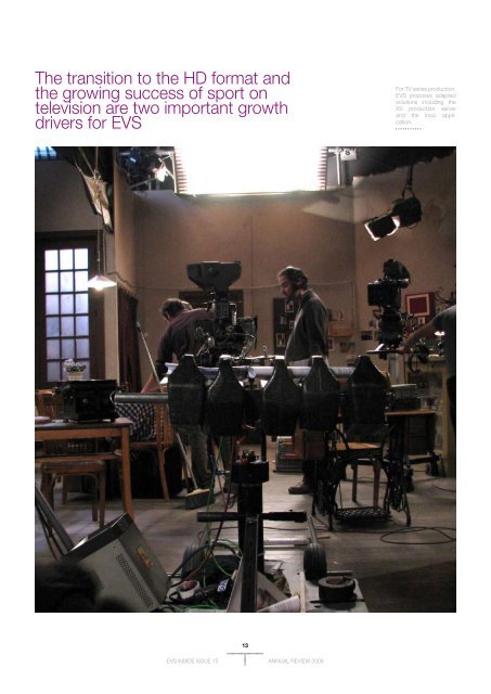 CONSOLIDATING IN OUTSIDE BROADCAST GROWING IN ... - EVS