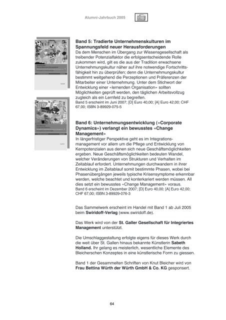 Download PDF-Version Alumni-Jahrbuch 2005 - St. Galler Business ...