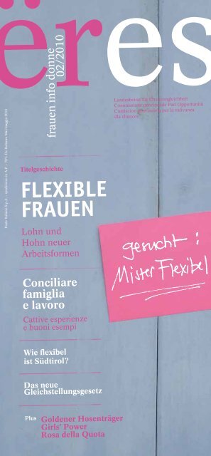 FLEXIBLE FRAUEN - Donne & Lavoro