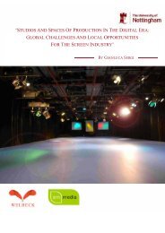 studios and spaces of production in the digital - University of ...