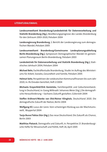 Demografischer Wandel - SPD-Landtagsfraktion Brandenburg ...