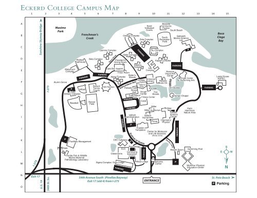 Eckerd College Campus Map
