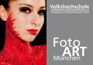 Foto ART - Volkshochschule im Norden des Landkreises München