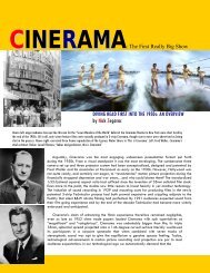 CINERAMA: The First Really Big Show - Dr. Macro