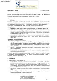 NOTA INFORMATIVA SULLA SICUREZZA - studio format sas