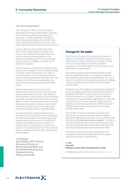 CSER Sustainability Report (English) - high res-rev - Flextronics