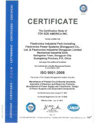 Dongguan, China - ISO 9001 - Flextronics