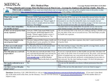Download Medica HSA EE Only or Family (pdf - Flextronics