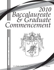 2010 Baccalaureate-Graduate.pdf - Lindenwood University