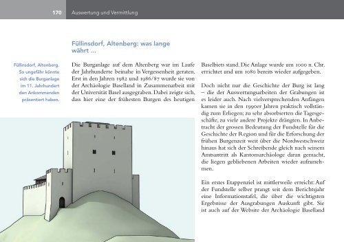 Jahresbericht 2011 - Archäologie Baselland - Kanton Basel ...