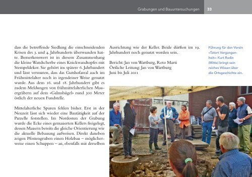 Jahresbericht 2011 - Archäologie Baselland - Kanton Basel ...