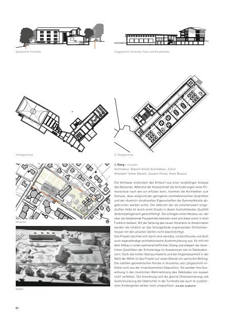 Schulanlage Wandermatte, Wabern - bienert kintat architekten