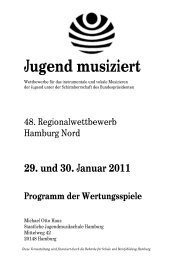 Sonnabend, 29. Januar, Michael-Otto Haus, Raum 1.01 - Jugend ...