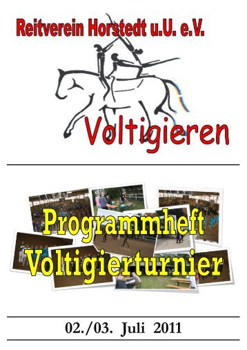 Sonntag, den 03. Juli 2011 - Voltigieren RV Horstedt