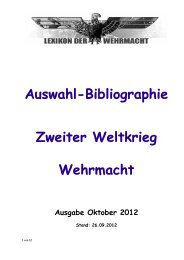 Teil 1: Einleitung und Anlagen - Lexikon der Wehrmacht