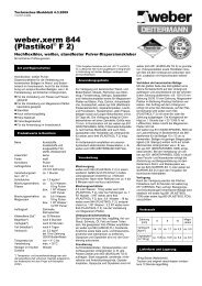 weber.xerm 844 (Plastikol® F 2) - Saint-Gobain Weber GmbH