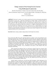 Change Analysis of Peat Swamp Forest in Sarawak Using ... - UMS