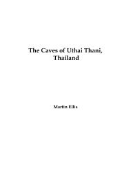 The Caves of Uthai Thani, Thailand - Caves & Caving in Thailand ...