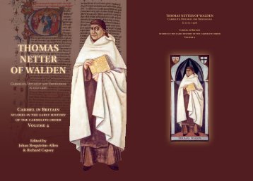 Thomas NeTTer of WaldeN - British Province of Carmelite Friars