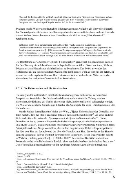 Martin Walsers doppelte Buchführung. Die Konstruktion und die ...