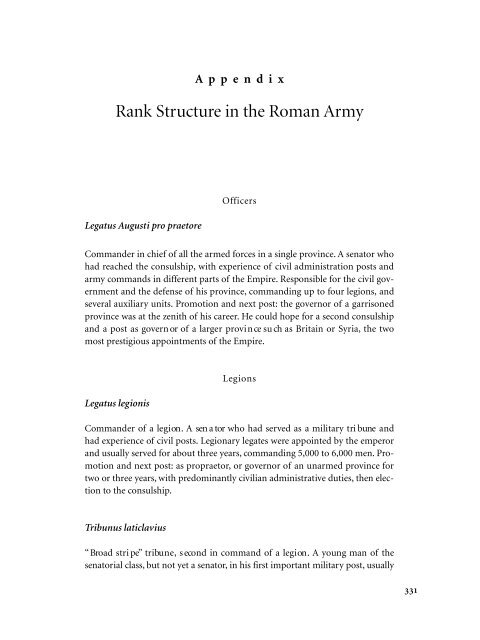 The Roman Army: A Social and Institutional History - Karatunov.net