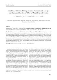 Combined Effects of Temperature, Pressure and Low pH on the ...