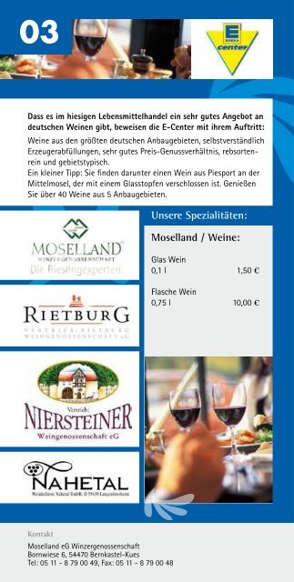 Programm des 8. Auricher Wein- und ... - Aurich Tourismus