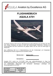 flughandbuch aquila at01 - AQUILA Aviation by Excellence GmbH